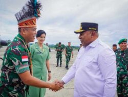 Mayjen Febriel dan Istri Tiba di Jayapura, Forkopimda Papua Sambut Hangat