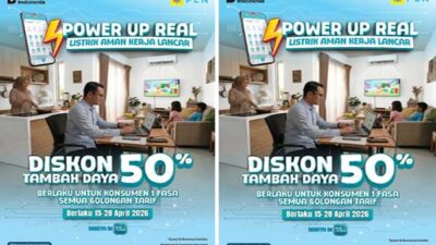PLN Kembali Beri Diskon Tambah Daya 50%, Kali Ini Dukung Kebijakan WFH 28 PLN Diskon Tambah Daya 50 Persen WFH