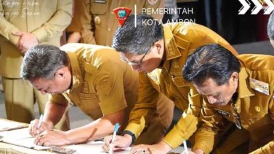 Pemkot Ambon-Kemenkum Maluku Teken PKS, Perkuat Layanan Hukum di Daerah 25 Pemkot Ambon Kemenkum Maluku Teken PKS