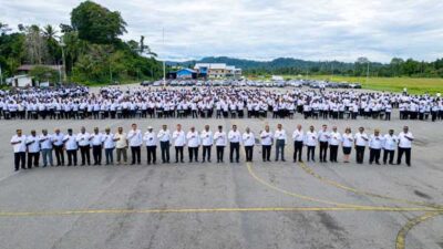 Pemprov Papua Tengah Gelar Apel Gabungan, Begini Pesan Penting Gubernur