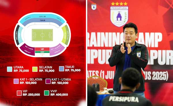 Persipura Harga Tiket Naik