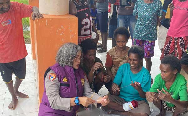 Polda PBD Trauma Healing Bamusbama