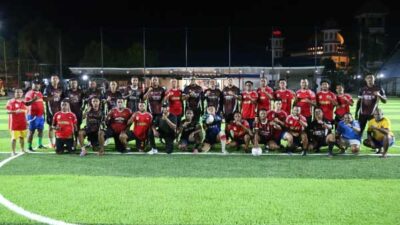 Polda Papua Wartawan Mini Soccer Bersama