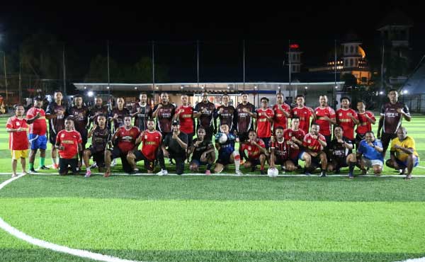 Polda Papua Wartawan Mini Soccer Bersama