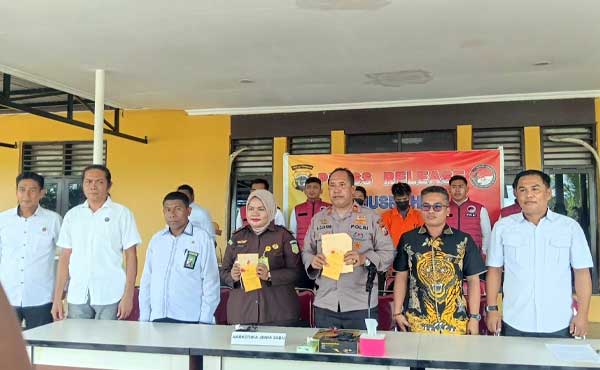 Polres Mimika Musnahkan Sabu
