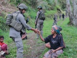 Patroli Satgas Damai Cartenz di Jalur Rawan Ilaga, Kondisi Terpantau Aman