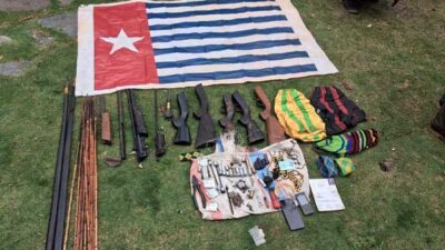 TNI Sita Barang Milik OPM di Kemburu Puncak