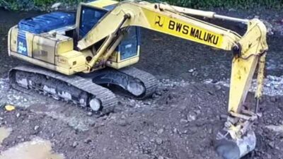 Lanjut Normalisasi Sungai Wai Lawa, Warga Tawiri Apresiasi Langkah Cepat BWS Maluku 14 BWS Maluku Normalisasi Sungai Wai Lama Tawiri