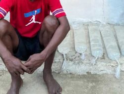 Polres Sorong Ungkap Penjualan Miras Lokal di Jalan Belibis, Sita CT Siap Edar