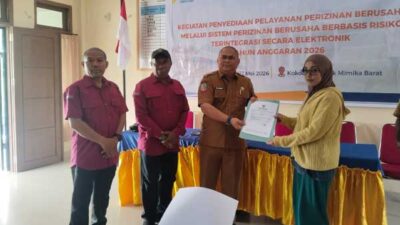 Status 16 Praktik Nakes di 2 Distrik Pesisir Tak Kantongi SIP, DPMPTSP Mimika Beri Solusi 16 DPMPTSP Mimika Izin di Kokonao