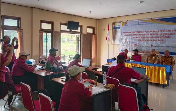Status 16 Praktik Nakes di 2 Distrik Pesisir Tak Kantongi SIP, DPMPTSP Mimika Beri Solusi 2 DPMPTSP Mimika Izin di Kokonau2