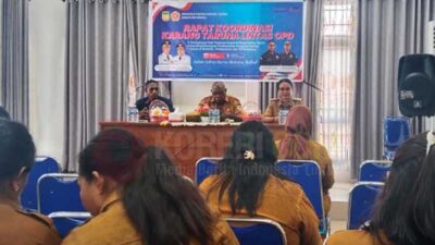 Rakor Karang Taruna Lintas OPD di Mimika, Perkuat Sinergi Dukung Program Pemerintah 13 Distrik