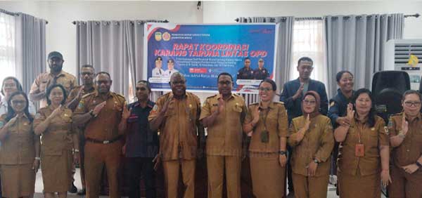 Rakor Karang Taruna Lintas OPD di Mimika, Perkuat Sinergi Dukung Program Pemerintah 3 Distrik Mimika Baru Rakor Lintas Karang Taruna3