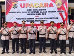 Polresta Jayapura Kota Gelar Rotasi: 1 Kasat dan 4 Kapolsek Jalani Sertijab