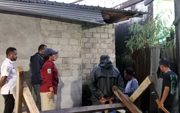 Kadistrik MIRU Banjir Belakang Kantor Pos Mimika2