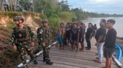 Koops TNI Habema Evakuasi 44 Pendulang