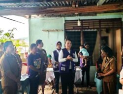 Lisa Wattimena Kembali Tinjau 2 Posyandu, Kali Ini di Halong Baru dan Nania