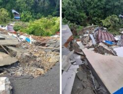 Tinjau Longsor BTN Gadihu, Wali Kota Ambon Minta Pengembang Bertanggung Jawab
