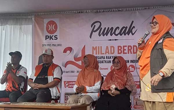 Milad ke 24 PKS Maluku Legislator2