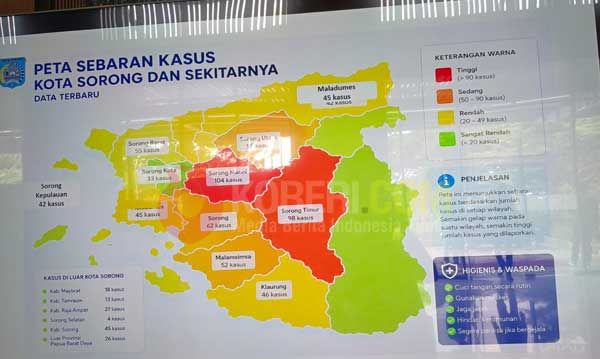 Johny Sumbung : Tiga Aspek Ini Jadi Fokus Utama Pemberantasan TBC di Papua 3 Pemkot Sorong Sebaran TB