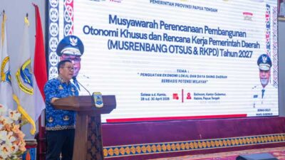 Pemprov PT Tutup Musrenbang Otsus RKPD 2027