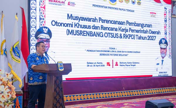 Pemprov PT Tutup Musrenbang Otsus RKPD 2027