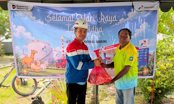 Tebar Keberkahan Iduladha: Pertamina Pamalu Salurkan Hewan Kurban di Wilayah Operasi 2 Pertamina Pamalu Iduladha 2026 2