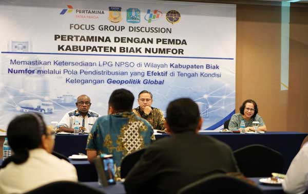 Pertamina Pemda Biak Sinergi Distribusi LPG