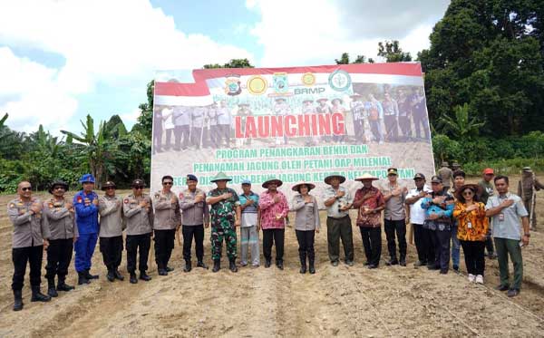 Polda PBPolda PB Launching Program Penangkaran Bibit Jagung