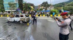 Polisii Dalami Insiden Mobil Terrbakar di JPR