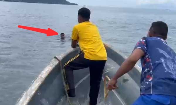 Polresta JPR Kota Pelaku Jambret kabur ke Laut