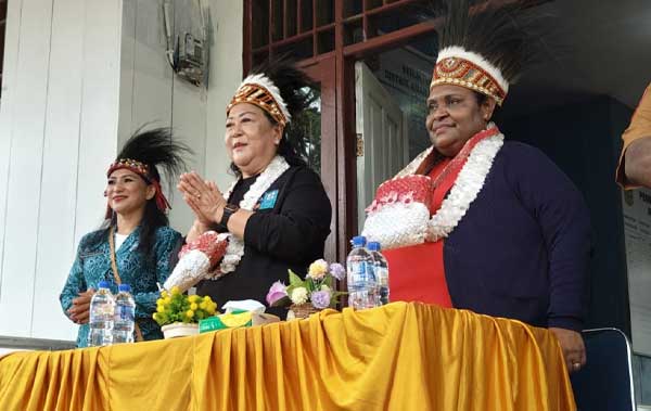 PKK Mimika Turun ke Distrik Amar, Perkuat Program Pembangunan dari Kampung ke Kota 2 TP PKK Mimika Distrik Amar4