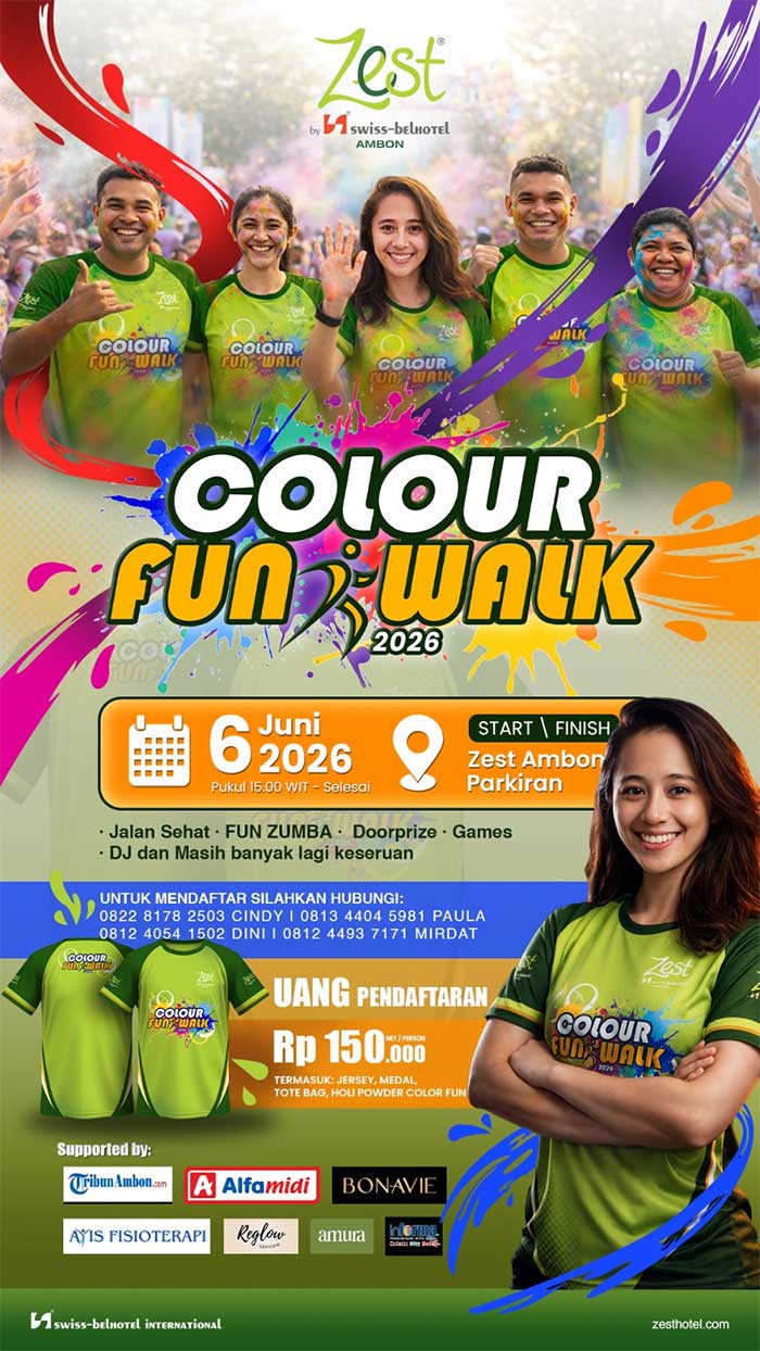 ZHAM Colour Fun Walk 2026 Siap Guncang Ambon, Sajikan Beragam Acara Spektakuler 2 ZHAM Colour Fun Walk 2026 2