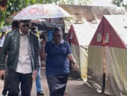 Kolatlena-BNPB Tinjau Kariu, Lokasi Pembangunan Huntara Warga Terdampak Konflik