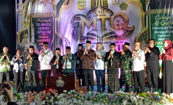 Pembukaan MTQ ke XIII, Bupati Rettob: Keberagaman di Mimika harus Dijaga 3 Bupati JR MTQ XIII