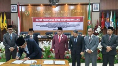 DPRD Mal Paripurna Penyerahan LP BPK LKPD 2025