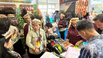 Produk Unggulan Mimika Curi Perhatian di PENAS XVII Gorontalo 2026 15 Dekranasda Mimika Stand PENAS Gorontalo
