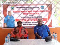 Ever Indou Terima Aspirasi Masyarakat Distrik Mokwam, Ini Detail Masalahnya