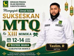 GPII Mimika Dukung Suksesnya MTQ XIII, Perkuat Nilai Keislaman-Harmoni Antarumat
