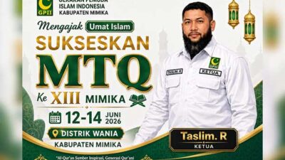 GPII Mimika Dukung Suksesnya MTQ XIII, Perkuat Nilai Keislaman-Harmoni Antarumat 14 GPII Mimika Dukung Suksesnya MTQ XIII