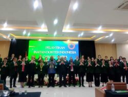 Resmi Dilantik, IDI Mimika 2025-2028 Siap Dukung Program Pemkab di Sektor Kesehatan