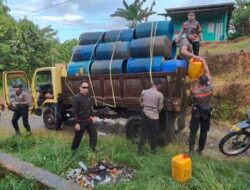 Tim Patroli Perintis Presisi Polda PBD Berhasil Ungkap Ratusan Botol CT Siap Edar di Sorong