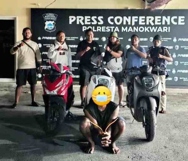 Spesialis Curanmor Diringkus Tim URC Polresta Manokwari, BB Tiga Motor Ikut Diamankan 1 IMG 20260614 WA0025
