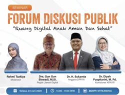 Forum Diskusi Publik Soroti Pentingnya Mewujudkan Ruang Digital Anak yang Aman dan Sehat