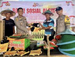 Polsek Klamono Serahkan Bantuan Alsintan kepada Kelompok Tani Makmur