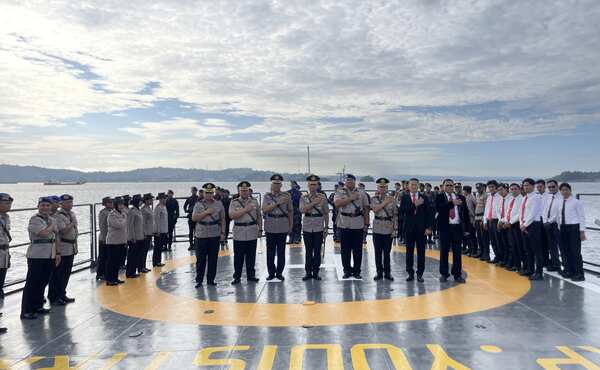 Upacara Tabur Bunga Hari Bhayangkara ke-80, Polda PBD kenang Jasa Pahlawan 1 IMG 20260624 173656