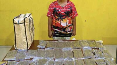 Bawa 597 Gram Ganja Seorang Perempuan Diamankan Satresnarkoba Polresta Sorong Kota