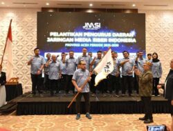 Lantik Pengda Aceh 2025-2030, Bang Hendri Layangkan Pujiannya ke JMSI
