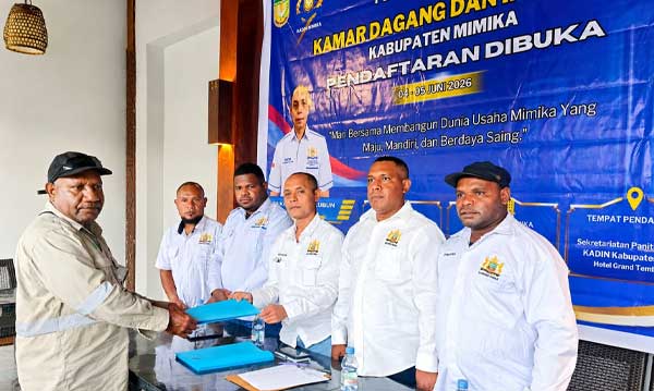 KADIN Mimika Pendaftaran Calon Ketua