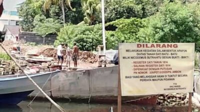 Diduga Terima Uang Besar, Raja Hative Kecil “Tunjuk Jago” Lawan Putusan PN Ambon 14 Kasus Penyerobotan Lahan di Hative Kecil